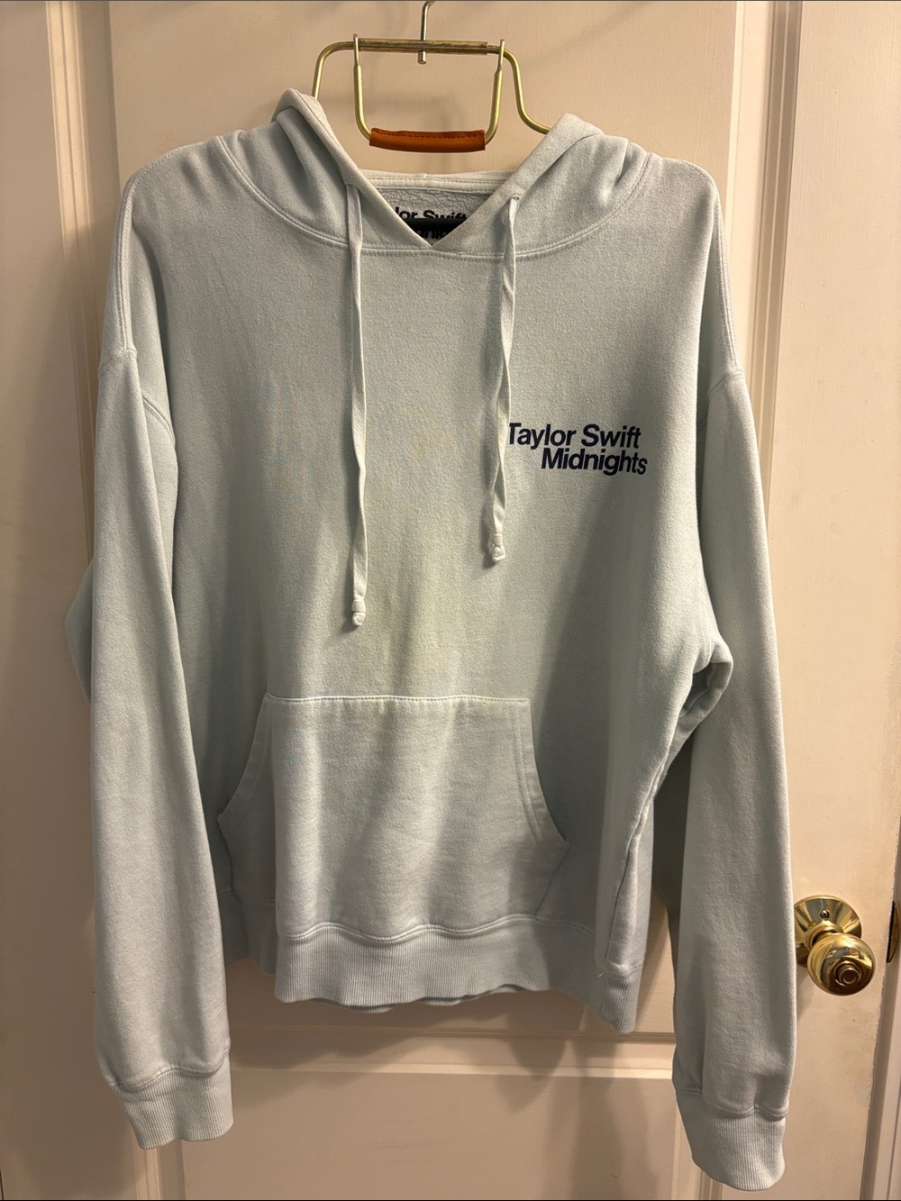 Taylor Swift Light Blue Midnights Hooded Sweatshirt